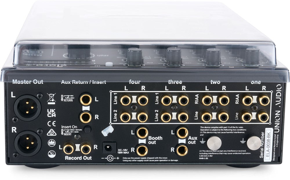 Decksaver Protection cover for Union Audio elara.4