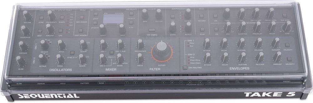 Decksaver Protection cover for Sequential Take 5 / Oberheim TEO-5 Desktop