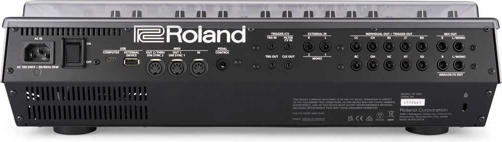 Decksaver Protection cover for Roland TR-1000