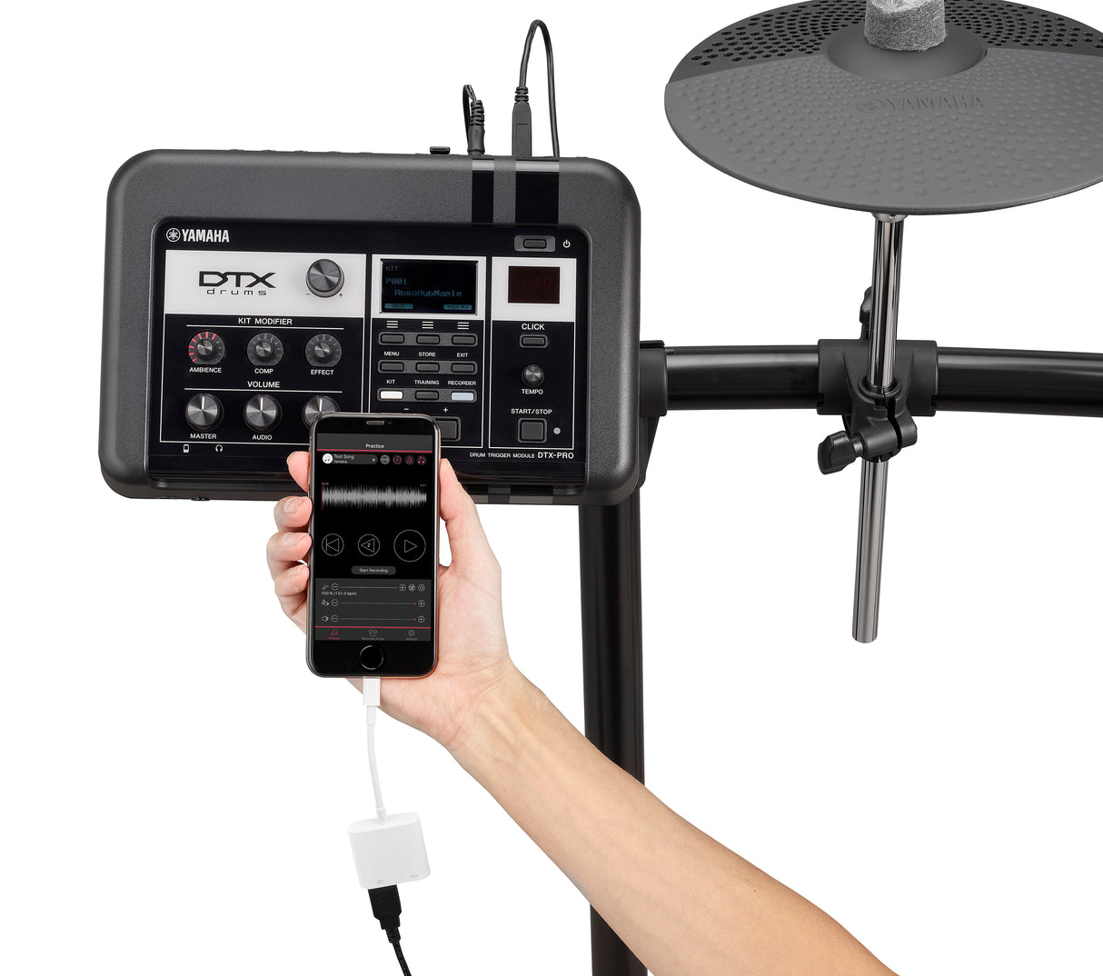 Yamaha DTX8K-M El-trommesæt (Black Forrest)