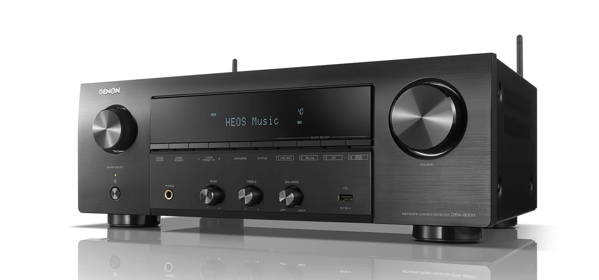 Denon DRA-800H Stereo Receiver (Sort)