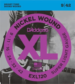 Daddario EXL120 Guitarstrenge (Super Light, 09-42)