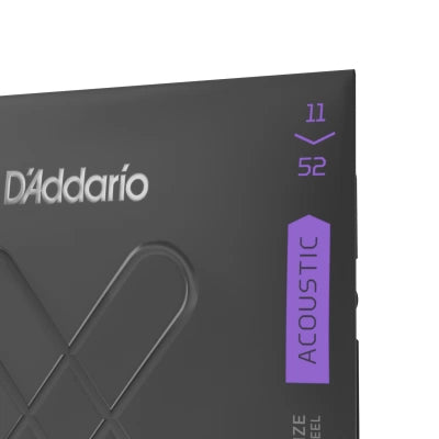 Daddario XTAPB1152 Phosphor Bronze Guitarstrenge (Custom Light, 11-52)