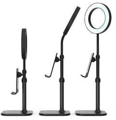 Digipower Succes Mobilholder m. 6" Ringlight