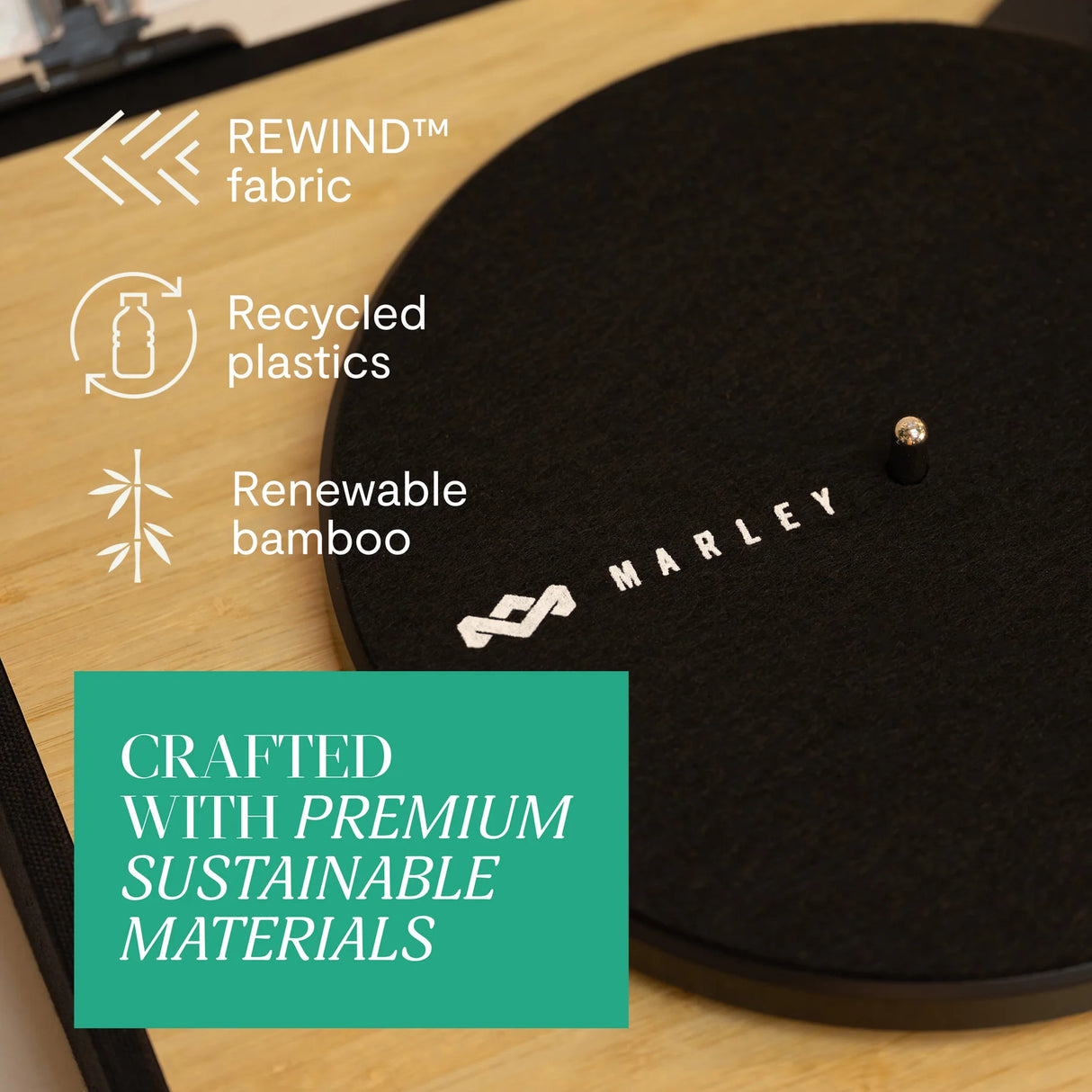 House of Marley Revolution Bluetooth Pladespiller & Højtaler Bundle