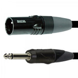 Enova mikrofonkabel XLR han til mono jack 10 meter