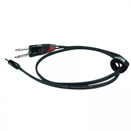 Enova minijack adapter kabel minijack til 2 x jack 4 meter