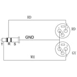 Enova Nxt 3-Pin XLR mikrofonkabel 1 meter