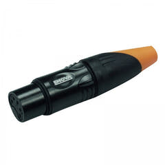 Enova 5 pol hun XLR kabel stik, sort IP67 Outdoor