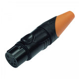 Enova 5 pol hun XLR kabel stik, sort IP67 Outdoor