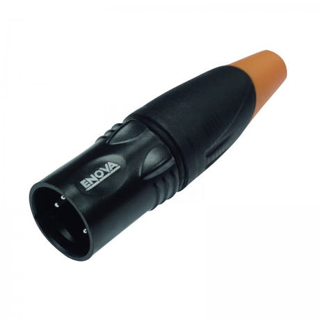 Enova 5 pol han XLR kabel stik, sort IP67 Outdoor