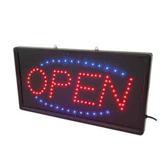 OPEN skilt, LED