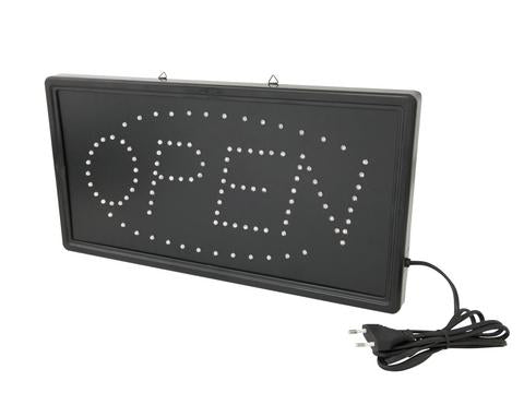 OPEN skilt, LED