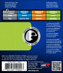 Elixir Optiweb Guitarstrenge (Light/Heavy, 10-52)