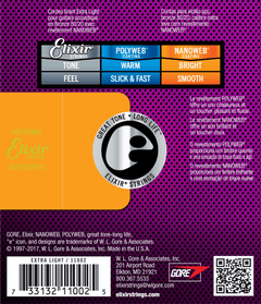 Elixir Nanoweb Bronze 80/20 Guitarstrenge (Extra Light, 10-47)