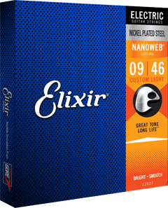 Elixir Nanoweb Guitarstrenge (Custom Light, 09-46)