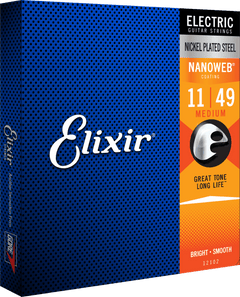 Elixir Nanoweb Guitarstrenge (Medium, 11-49)