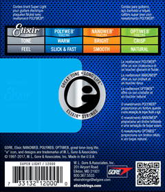 Elixir Polyweb Guitarstrenge (Super Light, 09-42)