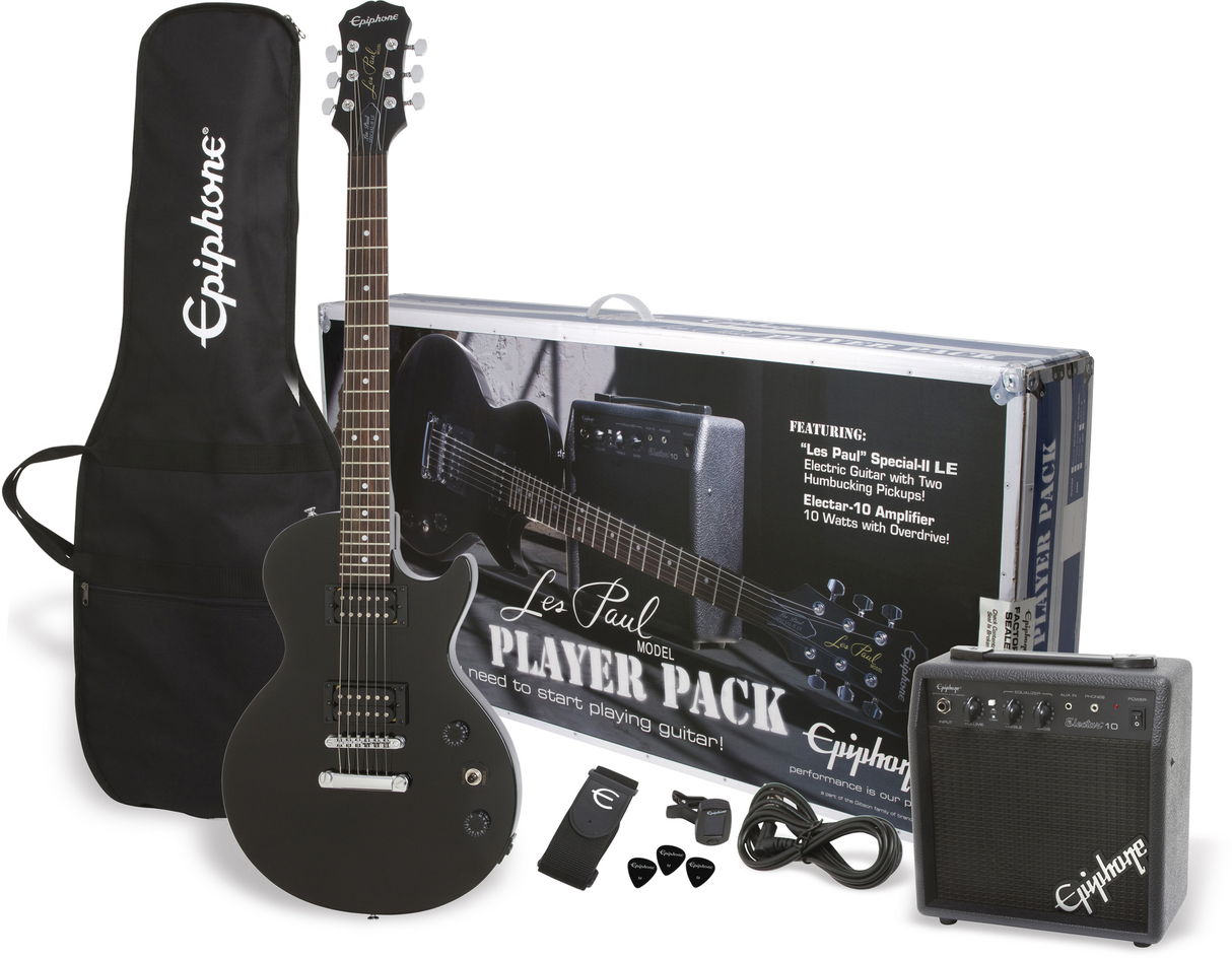Epiphone Les Paul Player Pack (Ebony)