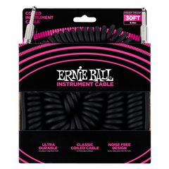 Ernie Ball 6044 Guitar Kabel (Sort, 9m)