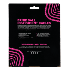 Ernie Ball 6044 Guitar Kabel (Sort, 9m)
