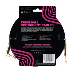 Ernie Ball 6058 Guitar Kabel (Sort, 7,5m)