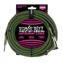 Ernie Ball 6066 Guitar Kabel (Sort, Grøn, 7,5m)