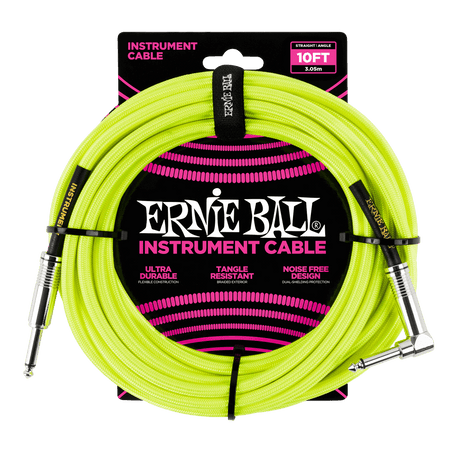 Ernie Ball 6080 Guitar Kabel (Gul, 3m)
