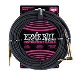 Ernie Ball 6086 Guitar Kabel (Sort, 5,4m)