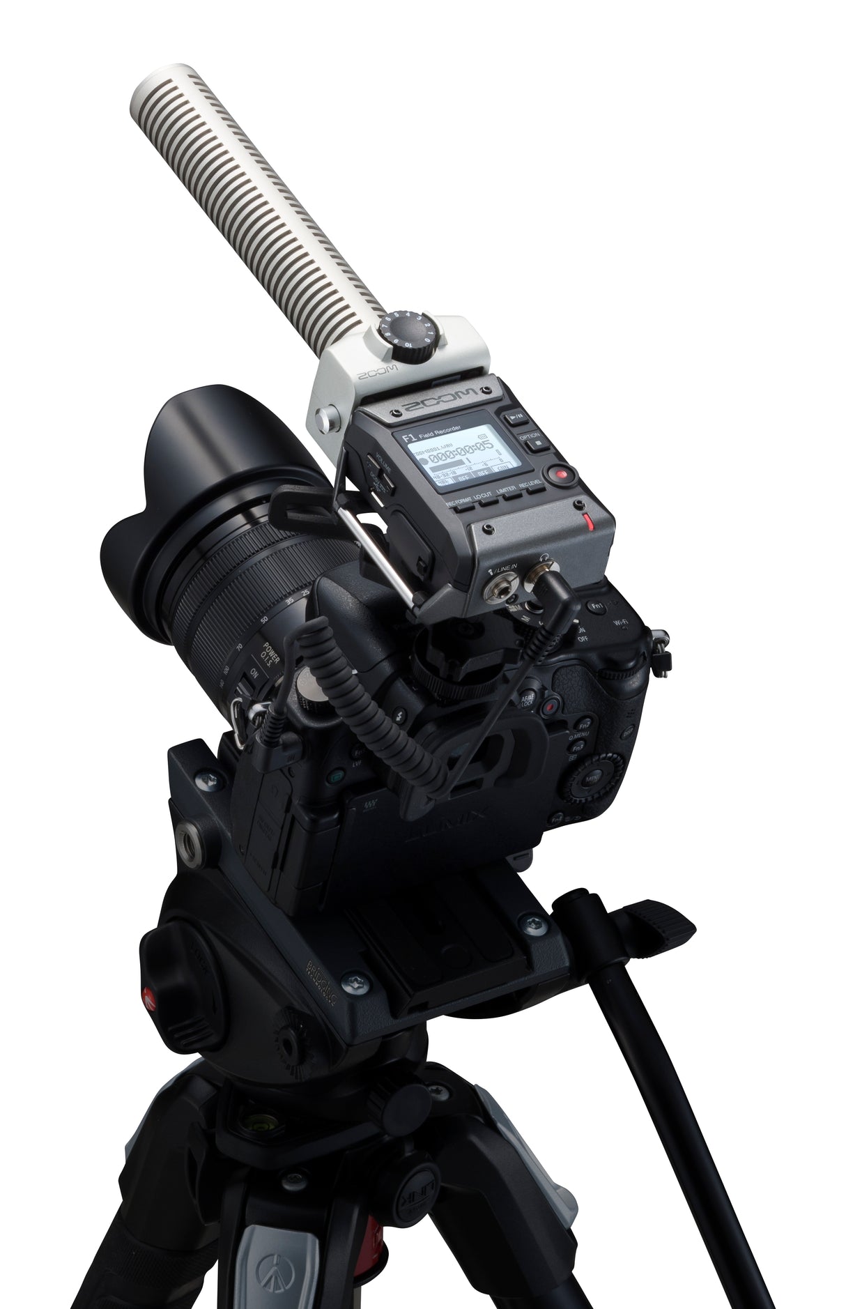 Zoom F1-SP Field Recorder + Shotgun mikrofon