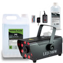 Marconi Full RGB Røgmaskine (500 W, Sort) Bundle