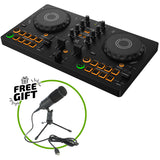AlphaTheta DDJ-FLX2 inkl. Gratis LTC USB Mikrofon