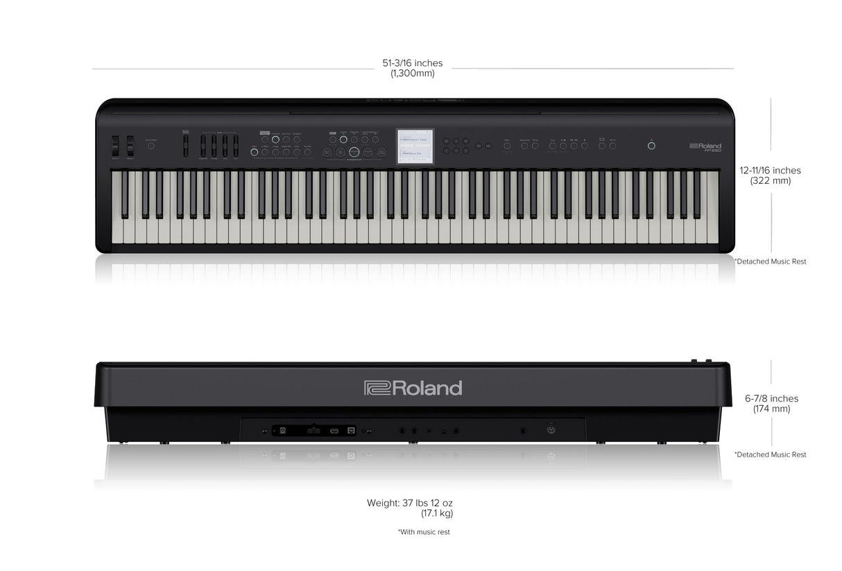 Roland FP-E50 El Klaver (Sort)