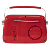 Madison Retro Radio m. Bluetooth og FM (Rød)