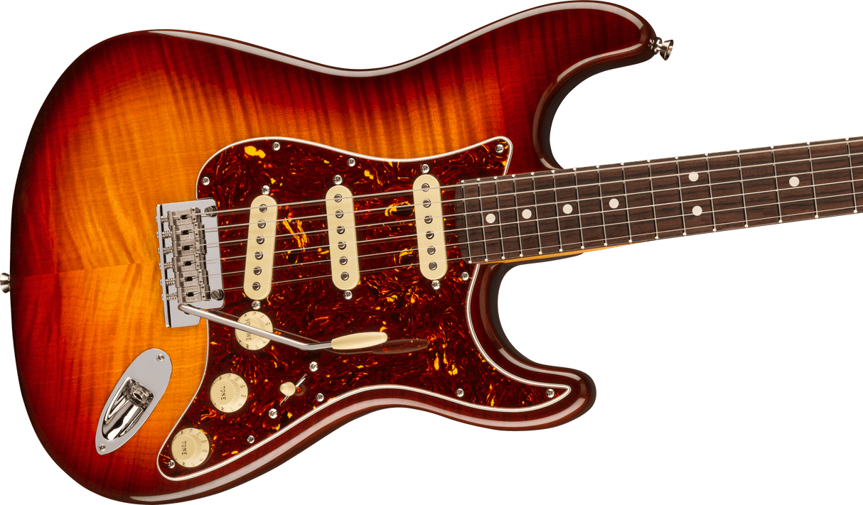 Fender 70th Anniversary American Professional II Stratocaster El-guitar (Comet Burst)