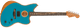 Fender American Acoustasonic Jazzmaster El-guitar (Ocean Turquoise)