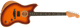 Fender American Acoustasonic Jazzmaster El-guitar (Tobacco Sunburst)