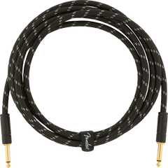 Fender Deluxe Guitar Kabel (Black Tweed, 3m)