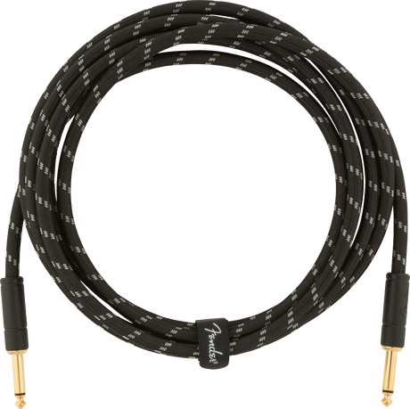 Fender Deluxe Guitar Kabel (Black Tweed, 3m)