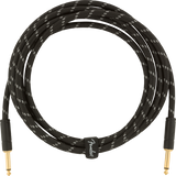 Fender Deluxe Guitar Kabel (Black Tweed, 3m)