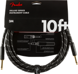Fender Deluxe Guitar Kabel (Black Tweed, 3m)