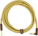 Fender Deluxe Guitar Kabel Vinkelstik (Tweed, 3m)