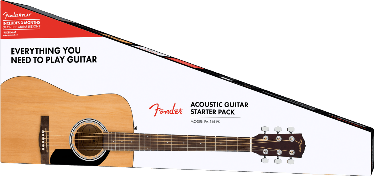 Fender FA-115 Dreadnought Western Guitarpakke (Natural)