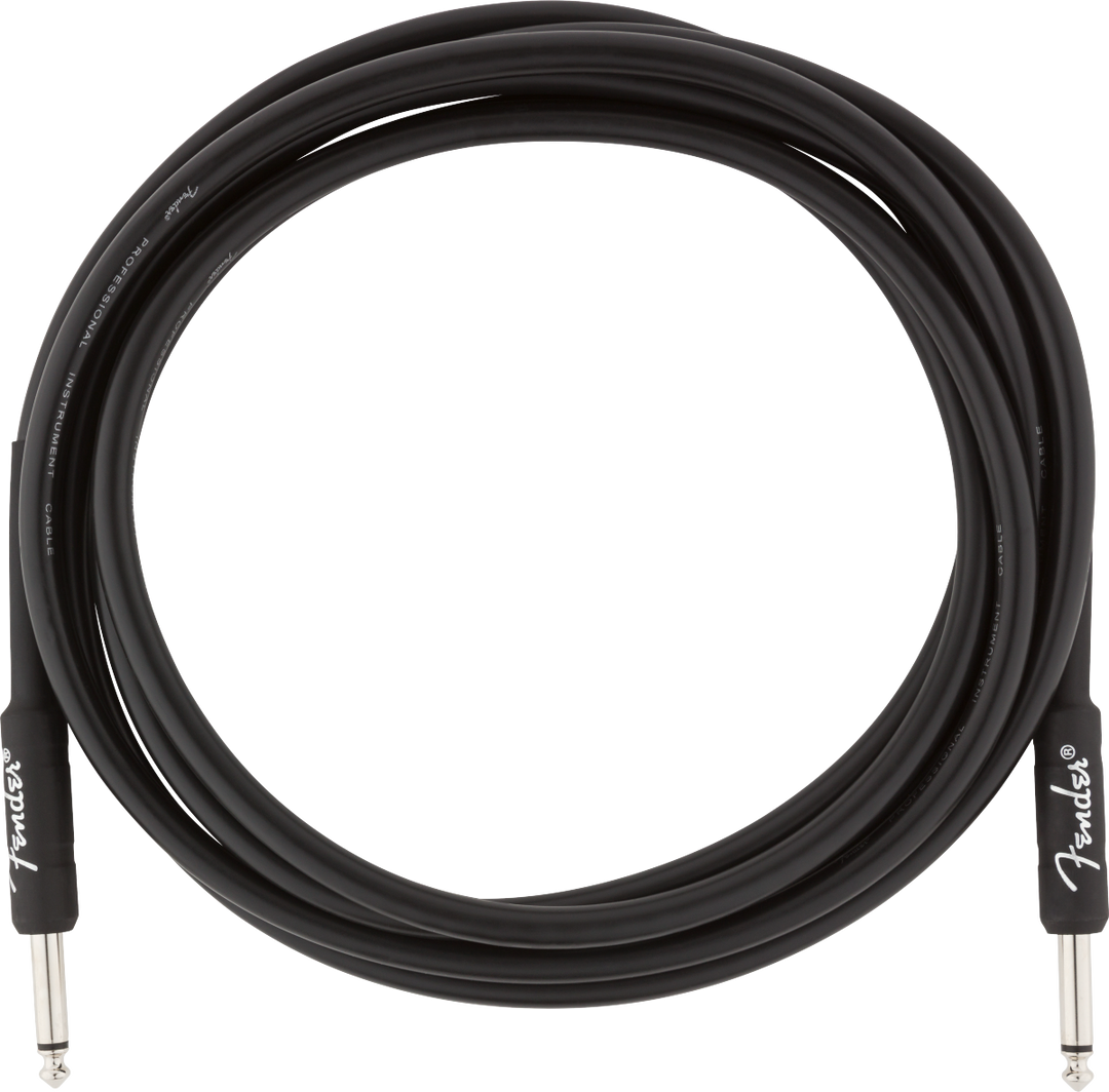 Fender Professional Guitar Kabel (Sort, 3m)