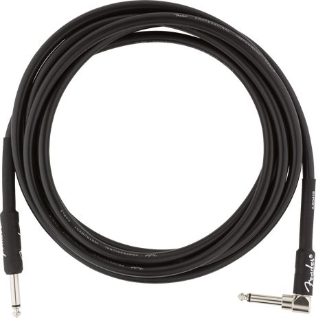 Fender Professional Guitar Kabel Vinkelstik (Sort, 3m)
