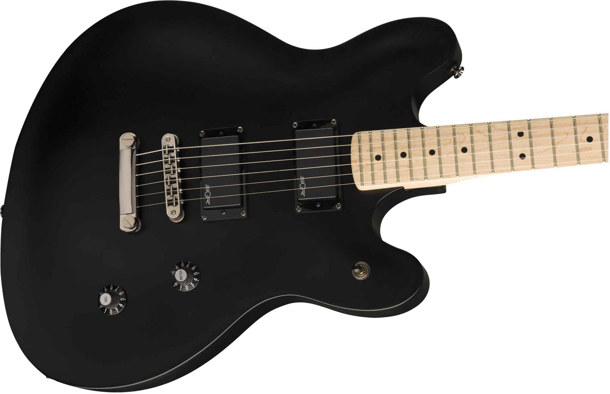Fender Squier Contemporary Active Starcaster El-guitar (Flat Black)
