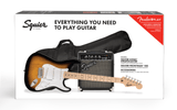 Fender Squier Sonic Stratocaster El-guitar Startpakke (Sunburst)