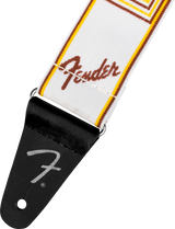 Fender Weighless Guitarrem (White/Yellow/Brown, 2")