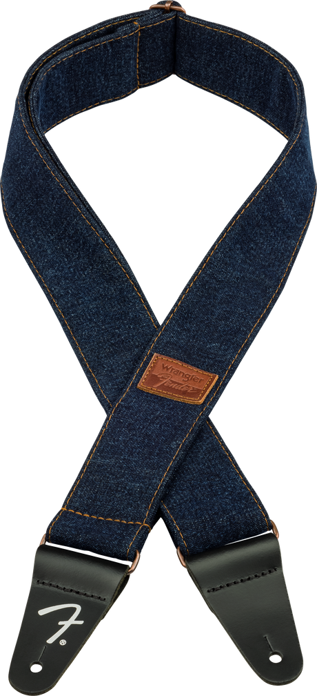 Fender x Wrangler Denim Guitarrem (Dark Indigo, 2")