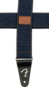 Fender x Wrangler Denim Guitarrem (Dark Indigo, 2")